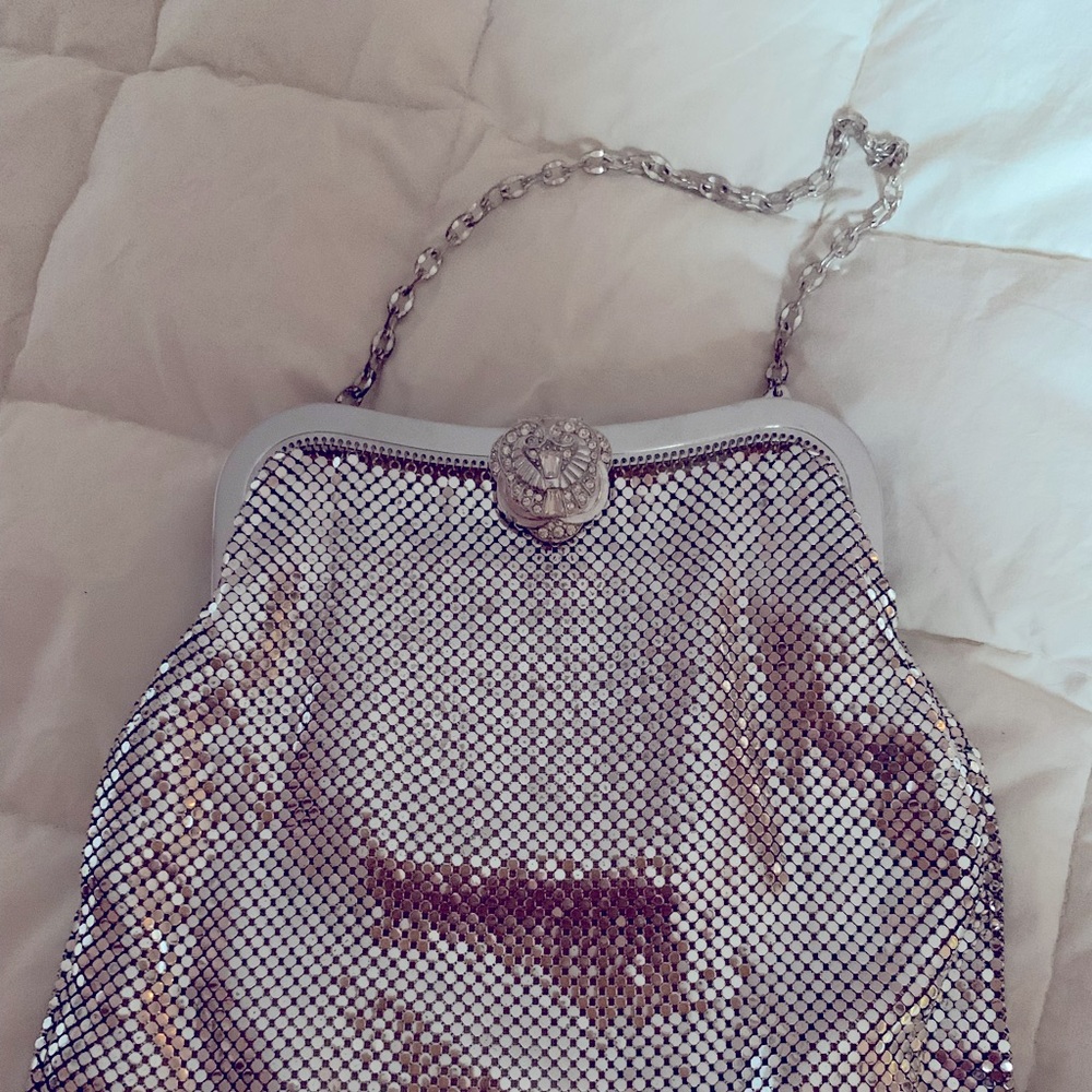 Vintage silver whiting & Davis mesh purse